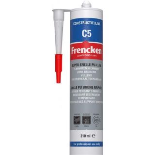 Frencken - PU Constructielijm C5 310ml.
