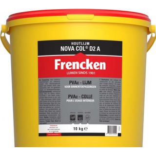 Frencken - Houtlijm NovaCol D2 A, 10Kg.