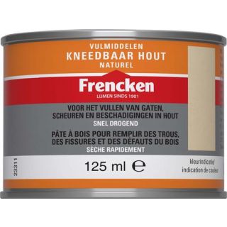 Frencken - Kneedbaar hout licht eiken, 125ml.