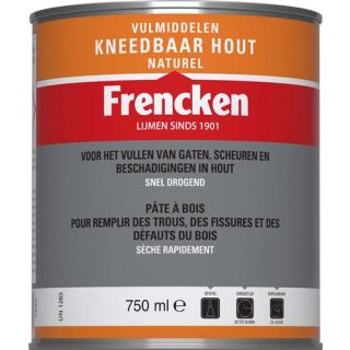 Frencken - Kneedbaar hout licht eiken, 750ml.