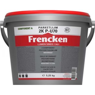 Frencken - Parketlijm inclusief verharder 2K P-U70, 6Kg.