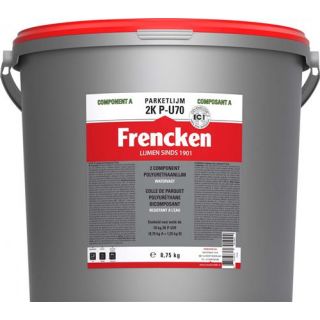 Frencken - Parketlijm inclusief verharder 2K P-U70, 10Kg.