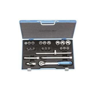 Gedore - 1/2" Dopsleutelset, 23-dlg. 8-32mm