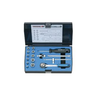 Gedore - 1/4" Dopsleutelset 16-dlg. 4-13mm