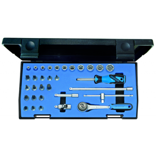 Gedore - 1/4" Dopsleutelset 32-dlg.