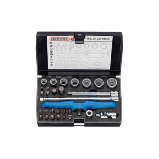 Gedore - 1/4" Dopsleutelset 30-dlg. UD