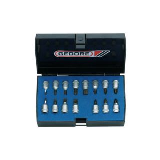 Gedore - 1/4" Dopsleutelset 15-dlg. IN-IS-PH-PZ