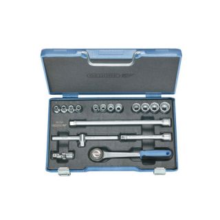 Gedore - 3/8" Dopsleutelset, 17-dlg.