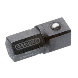 Gedore - Dophouder kort 1/4" zeskant - 1/4" vierkant