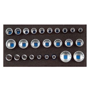 Gedore - 1/2" Dopsleutelset, 12-kant, 26-delig