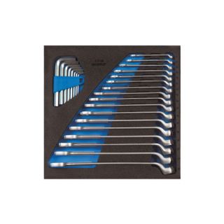 Gedore - Steek/ringsleutel + inbus set, 25-delig