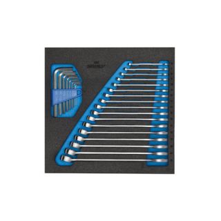 Gedore - Steek/ringsleutelset, 25-delig.