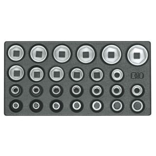 Gedore - 1/2" Dopsleutelset, 26-delig