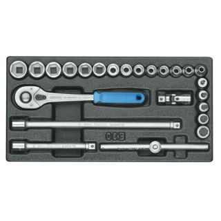 Gedore - 3/8" Dopsleutel-set, 24-delig