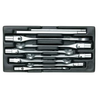 Gedore - Steek/dopsleutelset, 9-delig