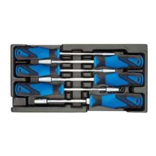 Gedore - Soksleutel-schroevendraaierset, 6-delig