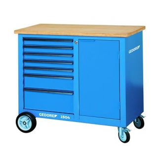 Gedore - Verrijdbare werkbank met 7 laden