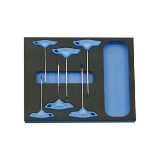 Gedore - 3-C stiftsleutelset met T-greep, 6-dlg