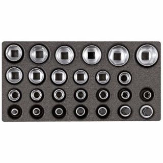 Gedore Red - 1/2" Doppenset in 1/3 module. 26-dlg.