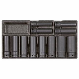 Gedore Red - 1/2" Impact doppenset in 1/3 module. 32-dlg.