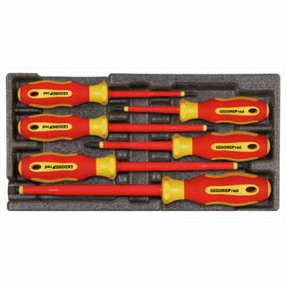 Gedore Red - VDE Schroevendraaiers SL/PH in 1/3 module 6-dlg