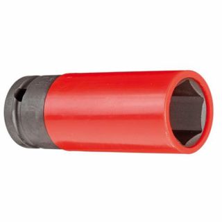 Gedore Red - 1/2" Impact dop met huls, 21mm, Rood