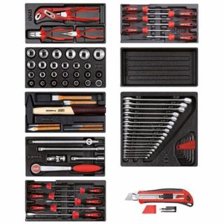 Gedore Red - Gereedschapset in foam modules 81-dlg