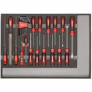 Gedore Red - Gereedschap-assortiment in module, 26-dlg.