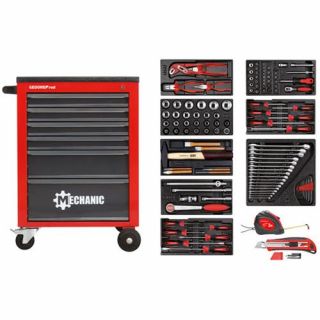 Gedore Red - Gereedschapswagen MECHANIC + set 119-dlg.