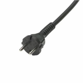 Gereedschapsnoer 2x1,0mm² zwart 5 meter