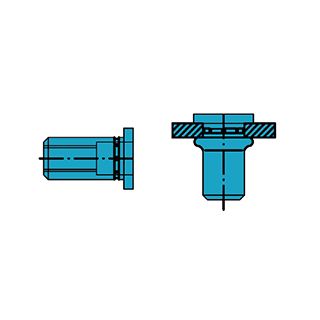 Gesipa - Polygrip moer met bolle kop M8x11x20,0mm
