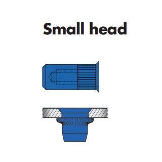 Gesipa - Blindklinkmoer staal M4 - 6x16,0mm