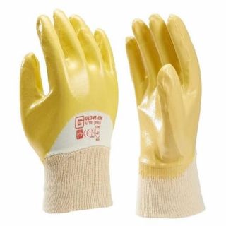Glove on - Nitropro handschoen Geel - Maat XL (120-paar)
