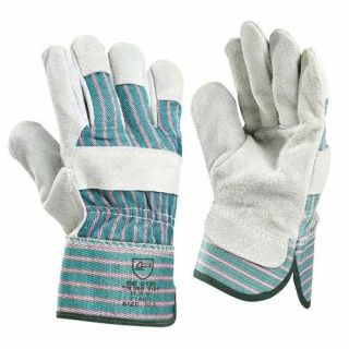 Glove on - Werkhandschoen Grijs/groen - Maat XL