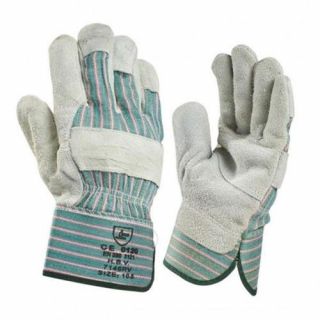 Glove on - Werkhandschoen Grijs/groen - XL sterk