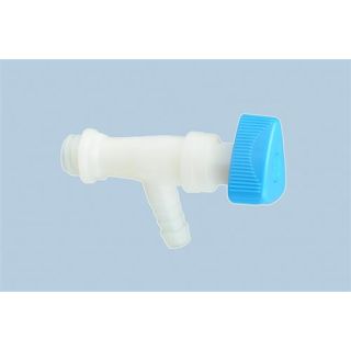 Hünersdorff - Hoekkraan met brede schroefdraad 22 mm