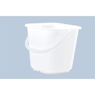 Hünersdorff - Emmer 14 liter vierkant wit