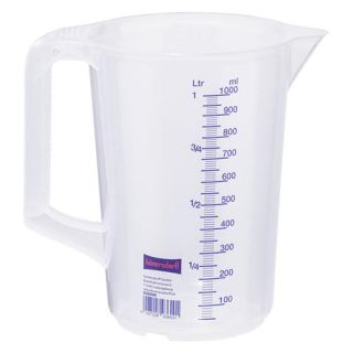 Hünersdorff - Maatkan met maatverdeling PP 1.0 liter