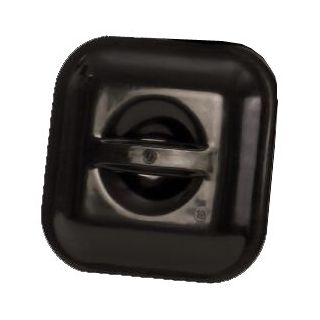 Hünersdorff - Deksel vierkant zwart