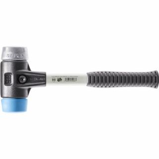 Halder - Hamer SIMPLEX, fiber steel. Soft/metaal 60mm