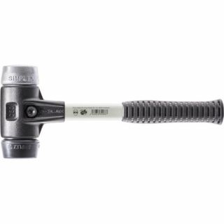 Halder - Hamer SIMPLEX, fiber steel. Rubber/metaal 50mm