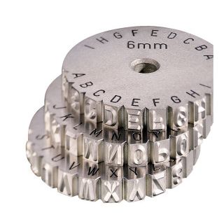 Heidenpeter - Slagletterring set ( A-Z ) 6mm, 3-dlg