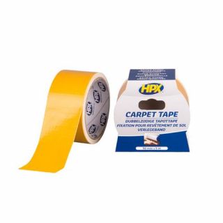 HPX - Dubbelzijdige tapijttape - wit, 50mm x 5m