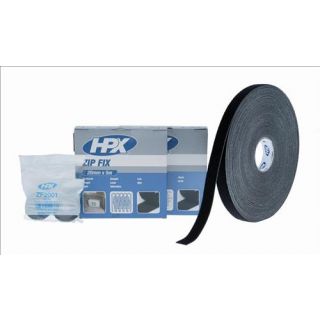 HPX - Zip fix klittenband (haak) - zwart, 20mm x 25m