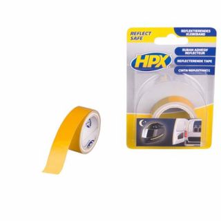 HPX - Reflecterende tape - geel, 19mm x 1.5m