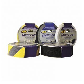 HPX - Safety Grip - zwart/geel, 50mm x 18m