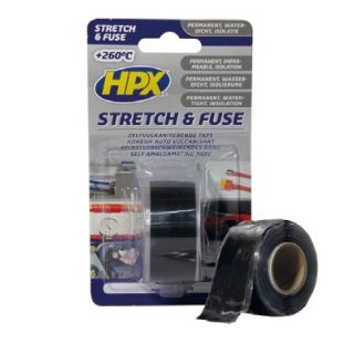 HPX - Stretch and fuse - rood, 25mm x 3m