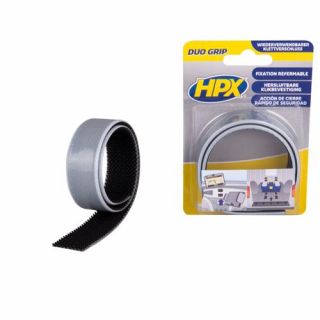 HPX - Duo grip klikbevestiging pads 25mm x 0,5m.