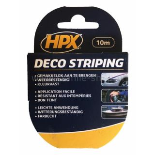 HPX - Striping tape - wit, 9,0mm x 10m.