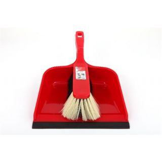 Ibex - Stoffer + blik plastic rood